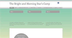 Desktop Screenshot of brightandmorningstarcamp.com